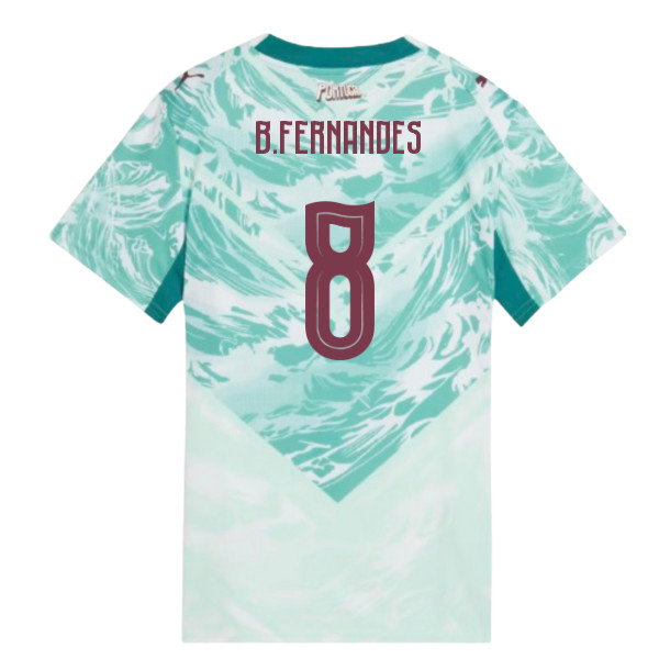 2026-2027 Portugal Away Shirt (Womens) (B.Fernandes 8)-SoccerKits Hub | Buy Soccer Jerseys Online